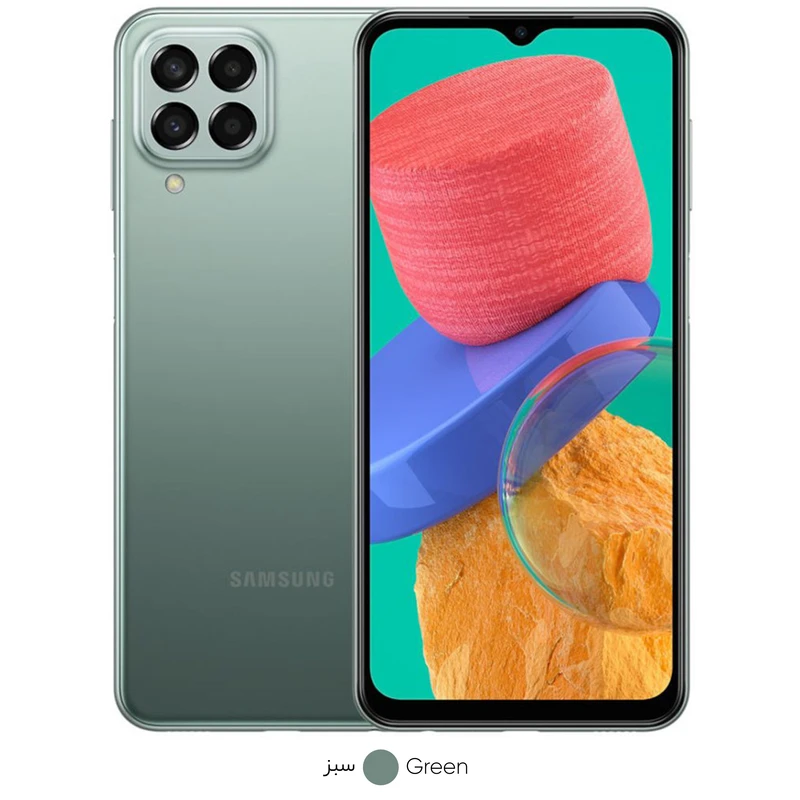 گوشی موبایل سامسونگ مدل Galaxy M33 5G SM-M336BU/DS دو سیم کارت ظرفیت 128 گیگابایت و رم 6 گیگابایت