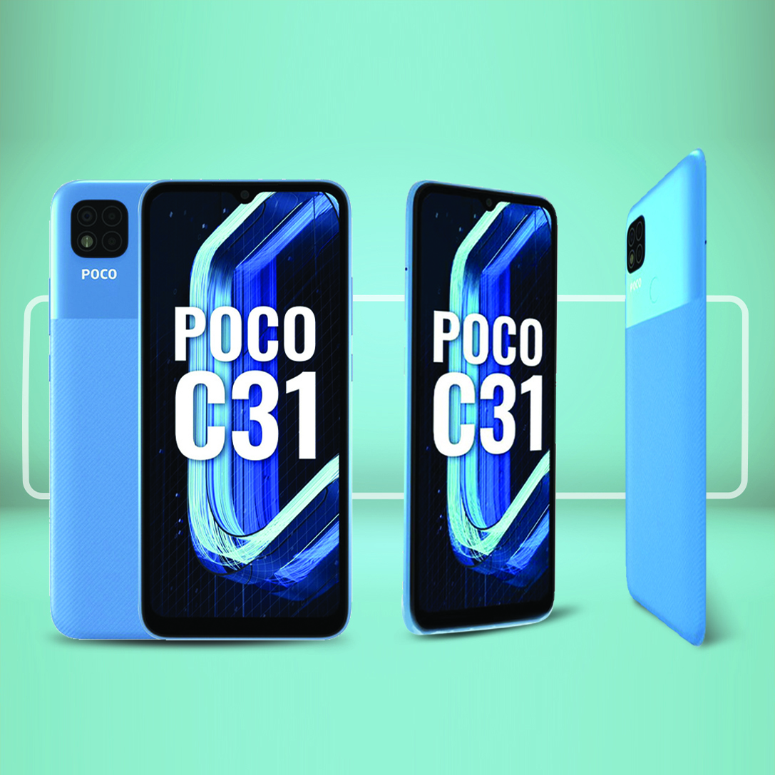 گوشی موبایل شیائومی مدل POCO C31 211033MI دو سیم‌ کارت ظرفیت 32 گیگابایت و رم 3 گیگابایت