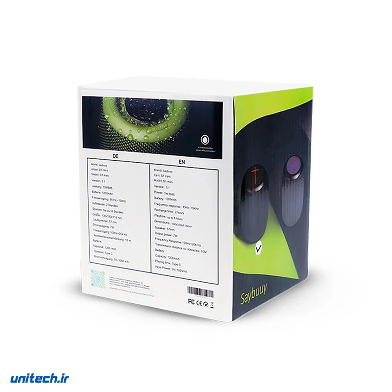 اسپیکربلوتوثیسیبایمدلS1miniر3