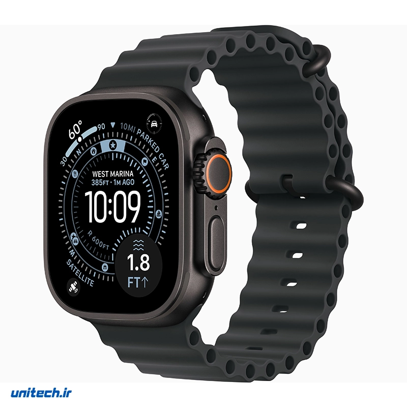 ساعت هوشمند اپل واچ اولترا 3 Black Titanium با بند Ocean