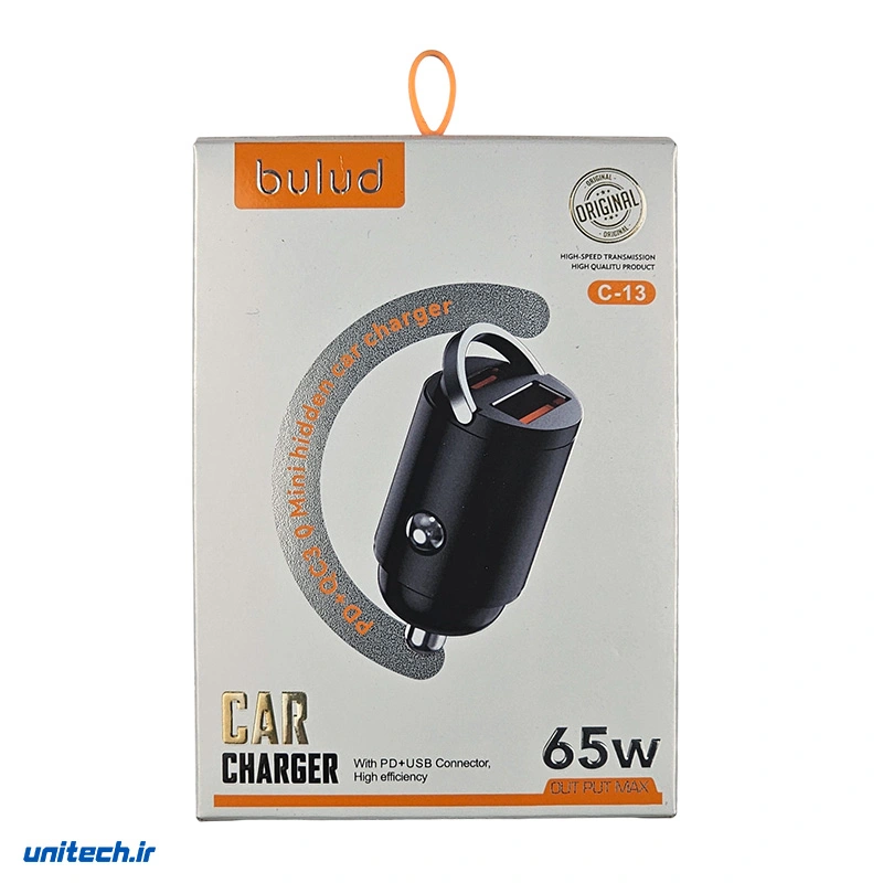 شارژر فندکی 65 وات بولود مدل C 13 LMT3f5