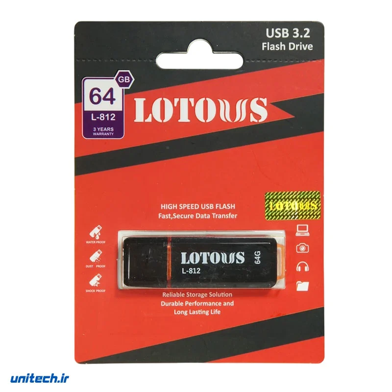 فلشمموریلوتوسمدلL812ظرفیت64گیگابایت1