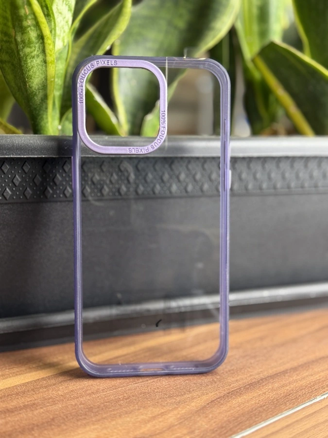 قاب PC شفاف Foucus Pixels  مدل iphone 15 Pro Max