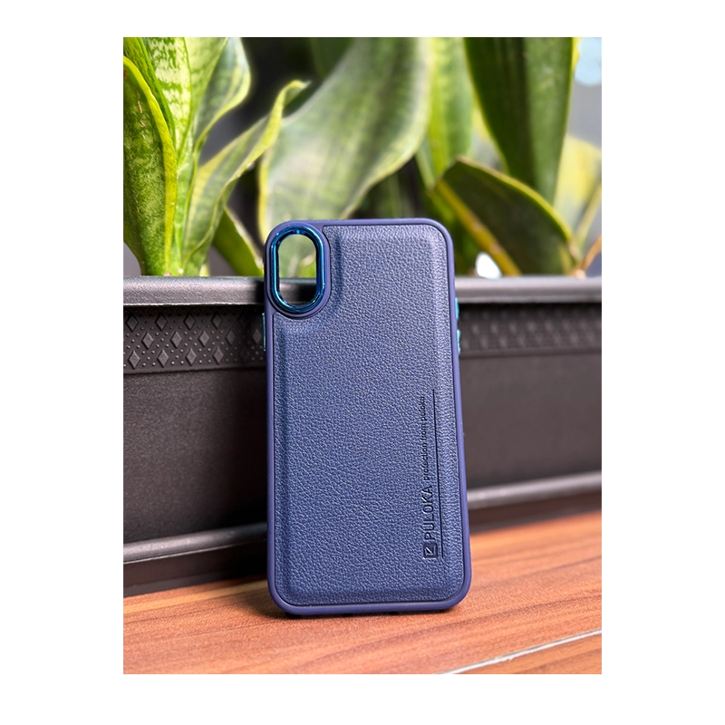 قاب Puloka طرح چرم مناسب برای گوشی iphone X/XS