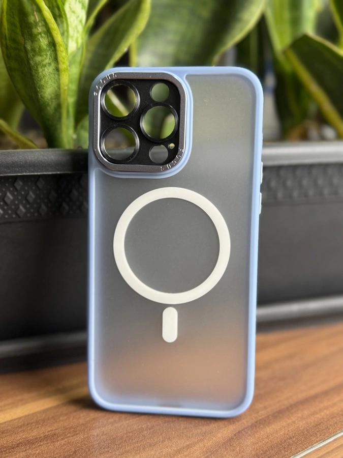 قاب دور رنگی مگ سیف PC Focus محافظ لنزدار مدل iphone 15 Pro Max