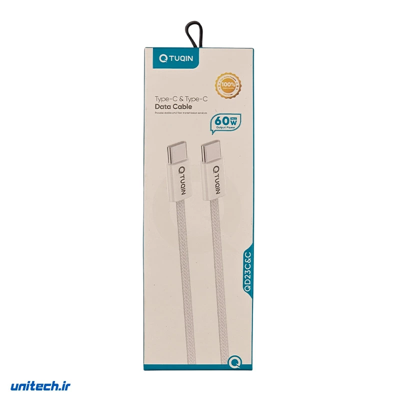 کابل تایپ سی به تایپ سی کیوتوکین مدل QD23 0RQ1Yw