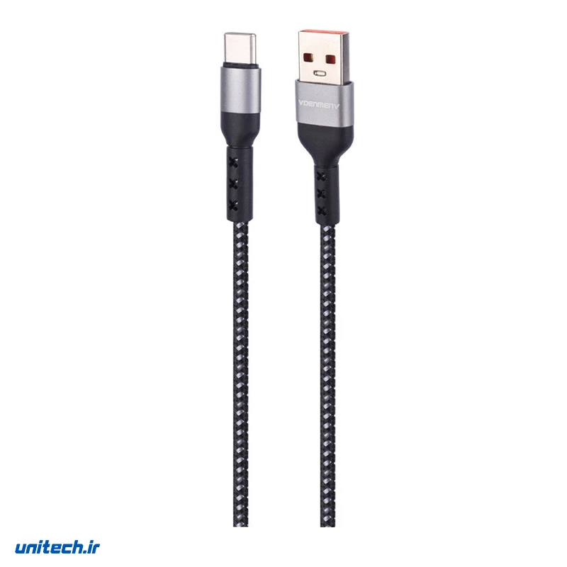 کابل تایپ سی فست شارژ 3 آمپر دنمن D68T طول 1 متر jHBa1f