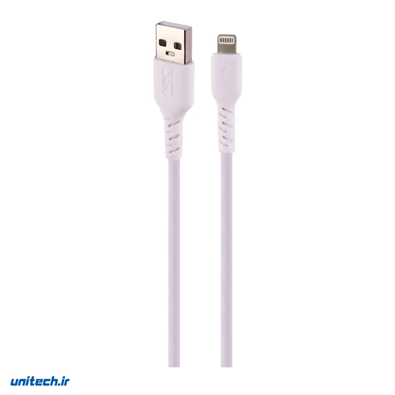 کابل لایتنینگ فست شارژ 2.4 آمپر اسکای دلفین S07L طول 1 متر st8TCj