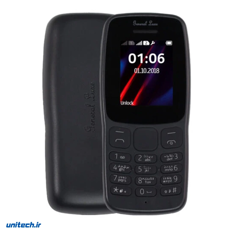 گوشی موبایل جنرال لوکس مدل 106 دو سیم کارت ظرفیت 4 مگابایت