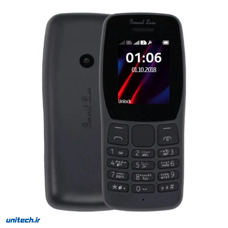 گوشی موبایل جنرال لوکس مدل 110 دو سیم کارت ظرفیت 4 مگابایت