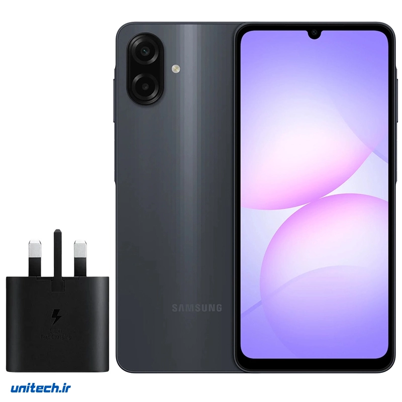 گوشی موبایل سامسونگ مدل Galaxy A07 دو سیم کارت ظرفیت 64 گیگابایت و رم 4 گیگابایت کارتن بزرگ به همراه شارژر